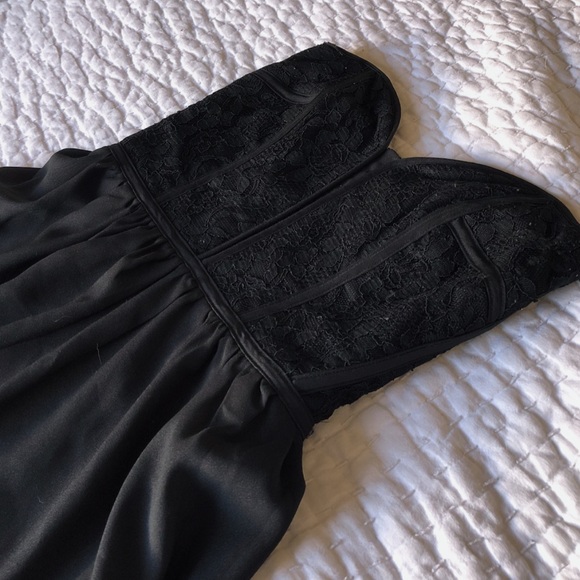 Strapless Black Dress - Picture 2 of 4